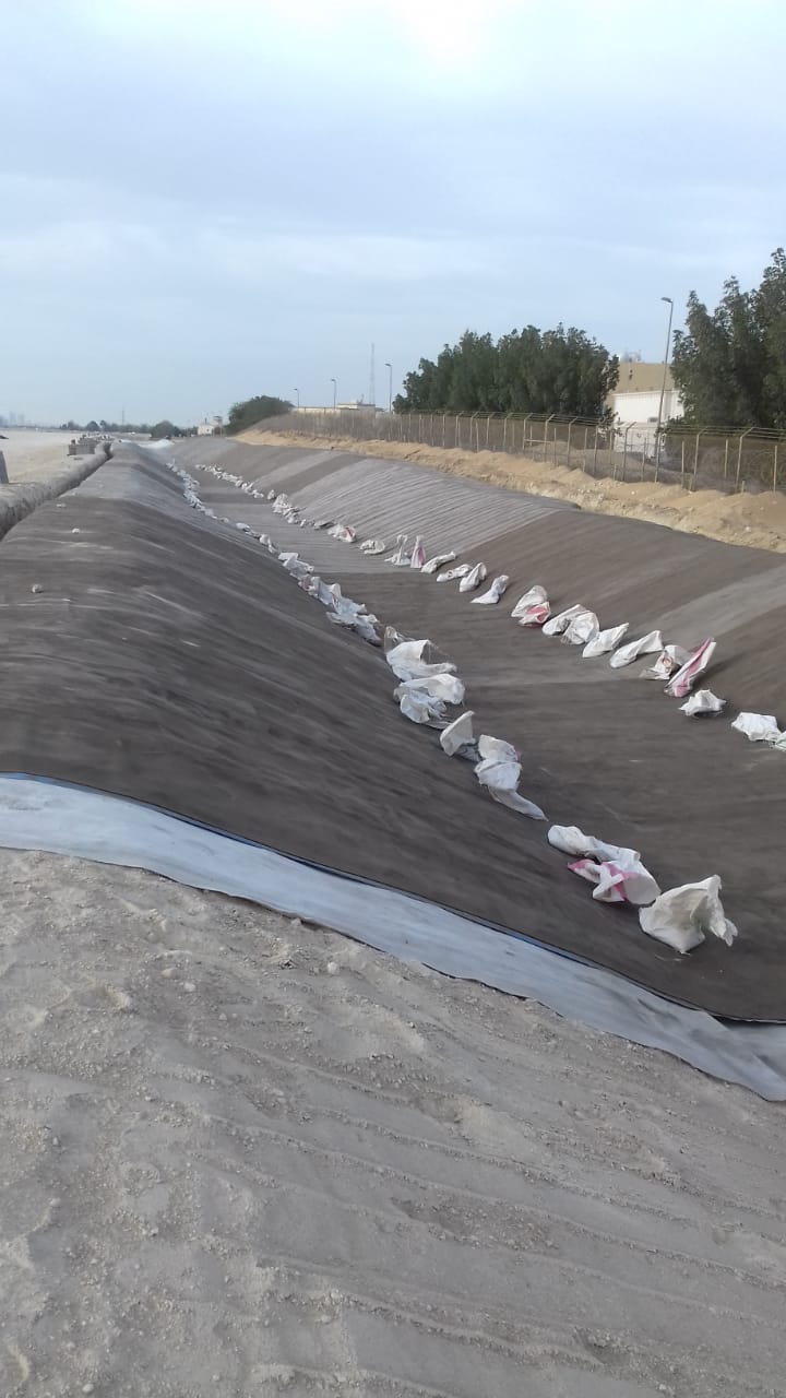 Dhahran Rig Site Channel Lining and Slope Protection using Concrete